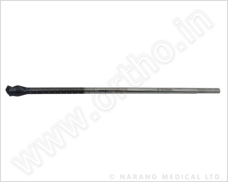 600.09-10 - Cannulated Femoral Flowertip Reamer, Dia.10.0mm