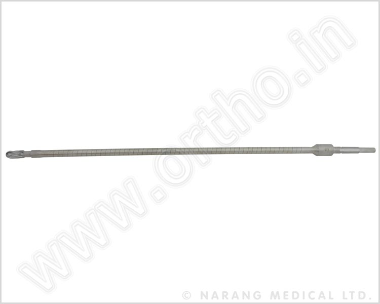 Q.077 - 9.0 - Flexible Reamer shaft with fixed Reamer Ø9.0mm