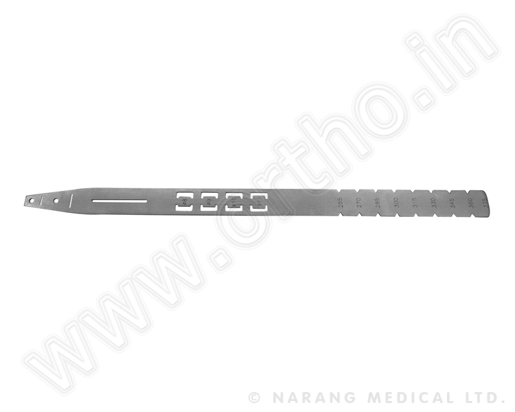 Radiographic Ruler for Perfect Tibial Nail