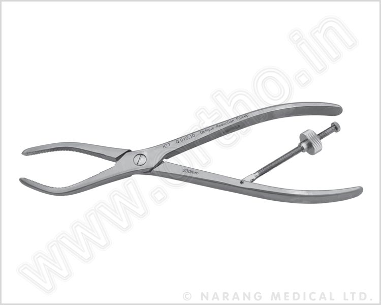 Q.010.10  - Oblique Reduction Forcep 230mm